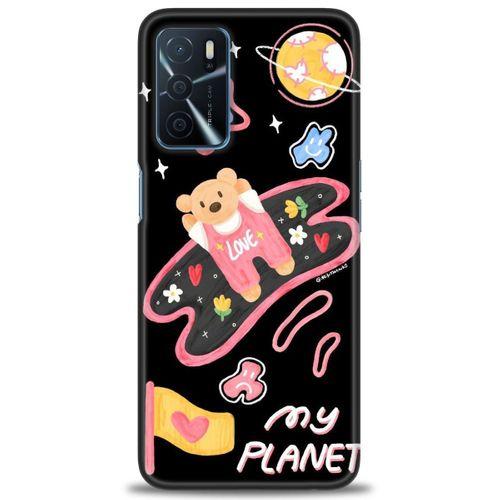 Oppo A16 Kılıf HD Baskılı Kılıf - My Planet + Tam Ekran Koruyucu