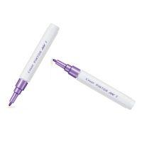 PILOT PİNTOR (M) YUVARLAK UÇ METALİK MOR ( İki Adet )