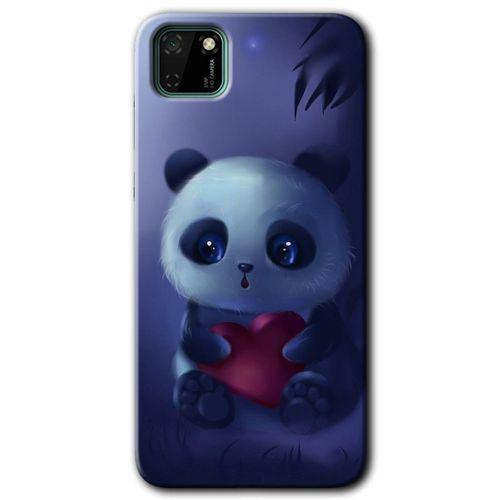 Huawei Y5P Kılıf HD Desen Baskılı Arka Kapak - Bebek Panda