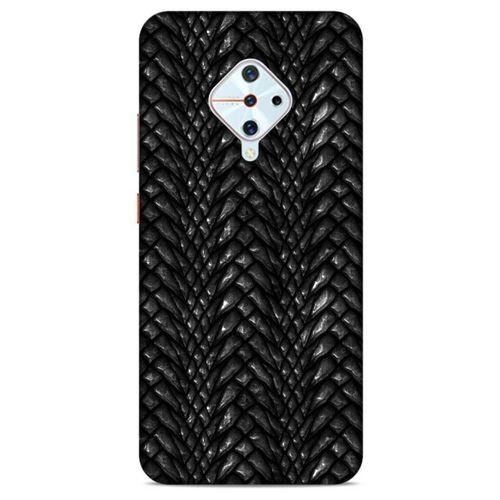 İnfinix Zero 8 Kılıf Dragons (2) Kabı Ejderha Deri Siyah