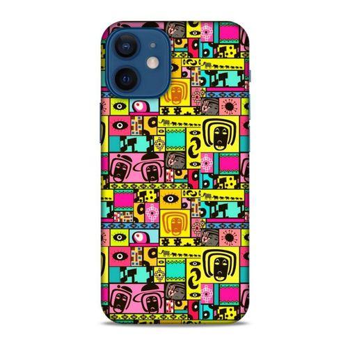 Graffitix (41) Desenli Silikon Kapak Apple iPhone 12 Mini Kılıf