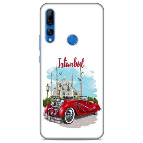 Retro (22) Desen Tam Koruma Kılıfı Renkli Huawei Y9 Prime 2019 Kılıf