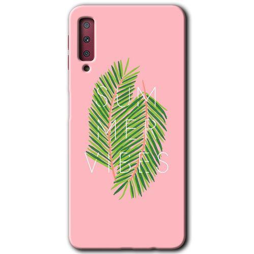 Galaxy A7 2018 Kılıf HD Desen Baskılı Arka Kapak - Summer Vibes + Kırılmaz Cam