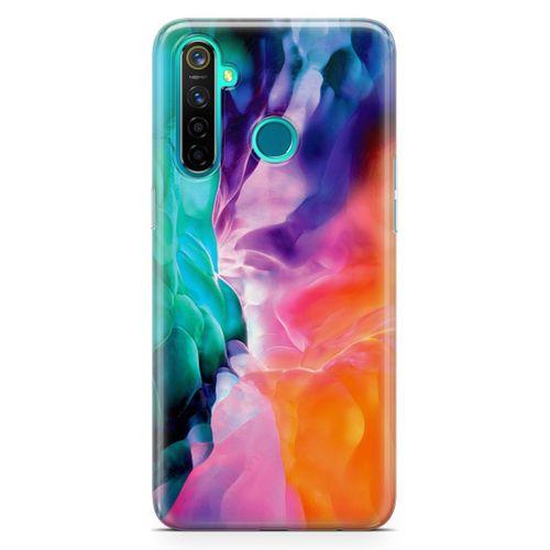 Realme 5 Pro Kılıf Perdeler Arka Kapak Koruma Desenli Full Koruyucu