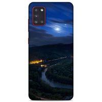 Lopard Samsung Galaxy A31 Uyumlu Kılıf Gece'S (50) Shockproof Kılıf Şehir Işıkları