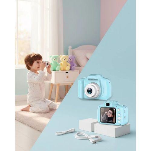 Mavi Mini Dijital Kamera Hd Video Ve Fotoğraf Çekimli Usb Şarjlı Kompakt Kayıt Cihazı