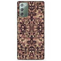 Kamuflaj 37 Samsung Galaxy Note 20 Kılıf Silikon Kapak