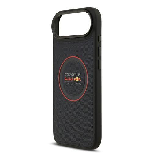 Apple iPhone 17 Air Kılıf Redbull Orjinal Lisanslı M-safe Şarj Özellikli Kırmızı Halka ve Logo Kabartmalı PU Deri Kapak