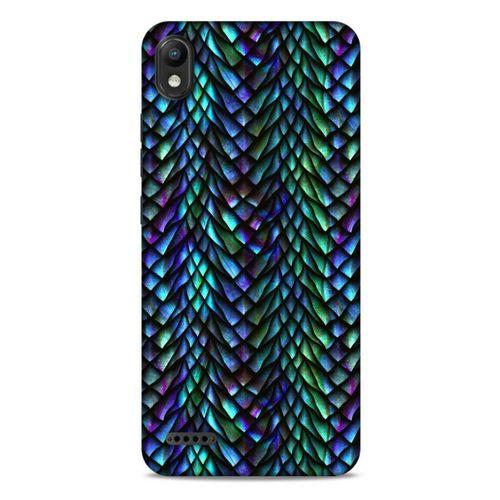 LG K20 2019 Kılıf Dragons (1) Kılıfı Ejderha Pulları Rainbow