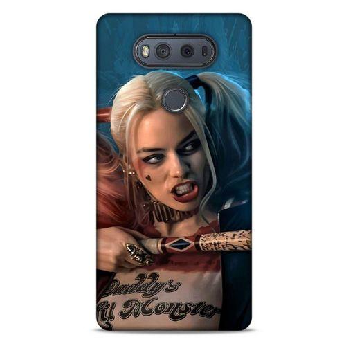 LG K61 Uyumlu Kılıf Harley Quinn (13) Silikon Kap Mavi