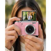 48 Mp Vlog Kamera 1080p Video Flip Screen Uzun Pil Ömrü Selfie Kamera