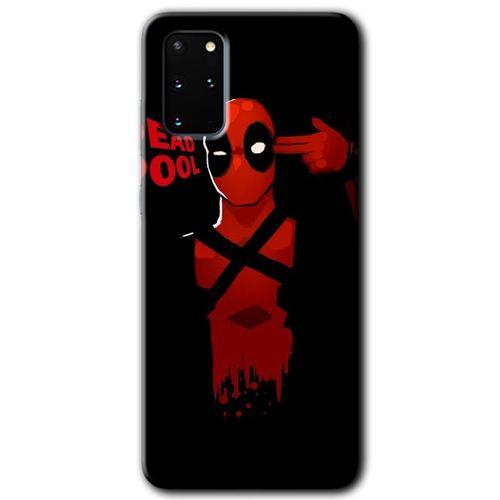 Potkal Hediye Fabrikası Samsung Galaxy S20 Plus Kılıf HD Desen Baskılı Arka Kapak - DeadPool 4
