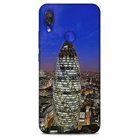 Xiaomi Redmi Note 7 Pro Kılıf Dünya Mimarisi (34) Slim Armor Kılıf Mary Axe Londra