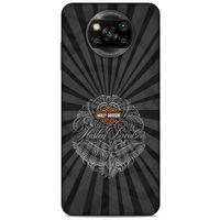 Xiaomi Redmi Poco X3 Uyumlu Kılıf Motorsiklet (40) Fit Silikon Kılıf Harley