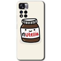 Potkal Hediye Fabrikası Xiaomi Redmi Note 11 Pro Plus 5G Kılıf HD Desen Baskılı Arka Kapak - Nutella Aşkım