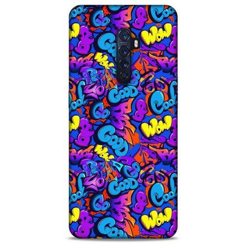 Graffitix (20) Desenli Silikon Kapak Oppo Reno 2 Kılıf