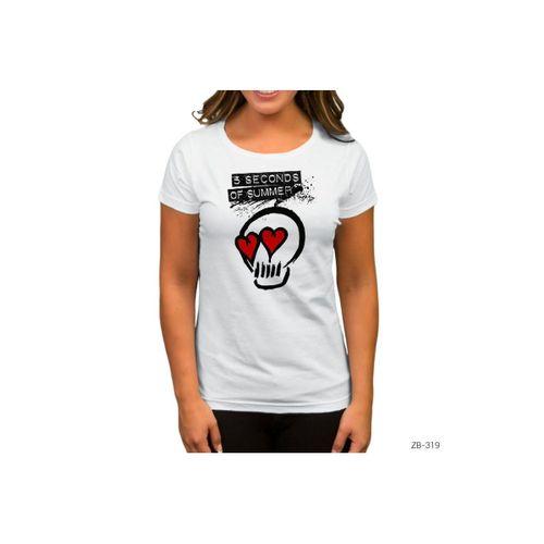 5 Seconds of Summer SOS Beyaz Kadın Tişört