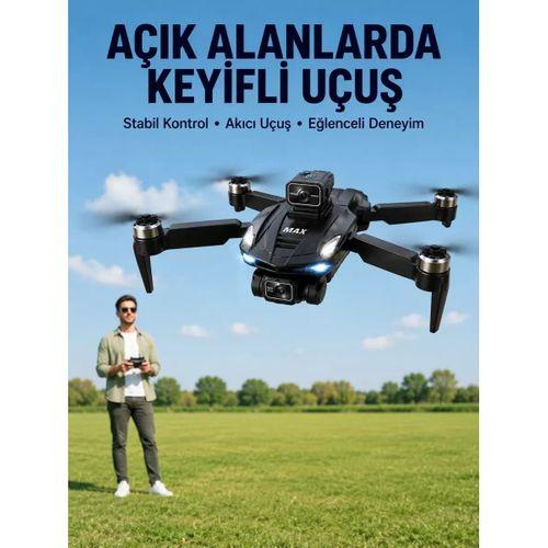 Havadan Çekim İçin Çift Kameralı Kompakt Ve Kolay Taşınabilir Drone