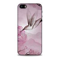 Y.Liva-2020 (Pembe Özlü Balım) Apple Iphone 5 Kılıf Silikon Kapak Desenli