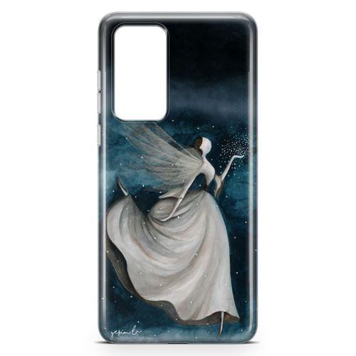 Huawei P40 Kılıf Gece Perisi Arka Kapak Koruma Desenli Full Koruyucu