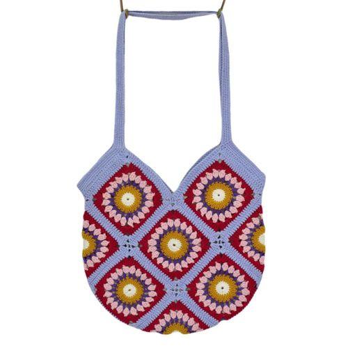 El Örgüsü Motif Desenli İçi Astarlı Omuz Çanta BGL-ST04724