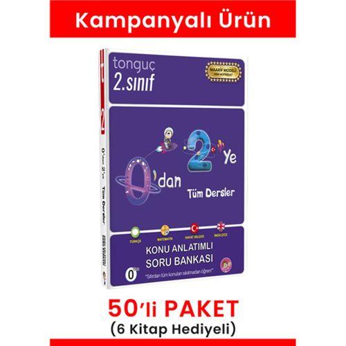 0'dan 2'ye Konu Anlatımlı Soru Bankası 50' li Paket (6 Kitap Hediyeli)