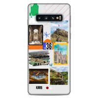 Lopard Samsung Galaxy S10 Uyumlu Kılıf Şehirli ※ (36) Kars Glitter Kılıf