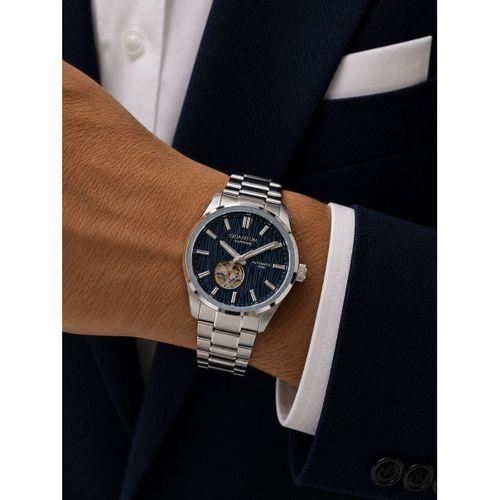 Quantum Otomatik Mekanizma Sapphire Cizilmez Cam Çelik Kordon 10 Atm Erkek Kol Saat EMG.1192.390