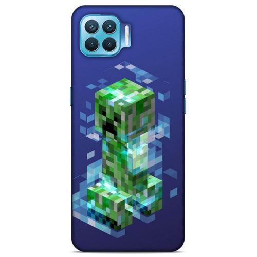 Lopard Oppo Reno 4 Lite Uyumlu Kılıf PiXel (37) Silicone Cover Creeper MC