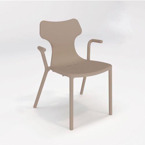 Dockers Play Kollu Polipropilen Sandalye - Kapiçino