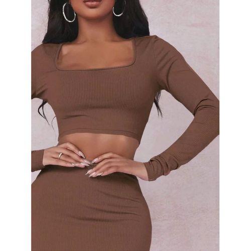 Pilelistore Kadın Siyah Kaşkorse Kumaş İkili Takım