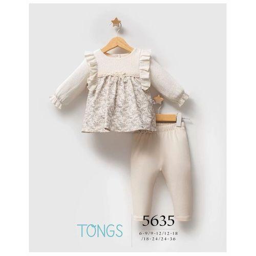 Tongs Baby Little Honey 2'li Takım 5635 Ekru