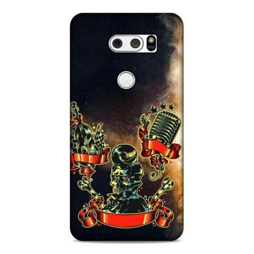 Lopard LG K40S Uyumlu Kılıf Tattoo's (16) Kalın Kılıf Karışık