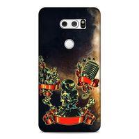 Lopard LG K40S Uyumlu Kılıf Tattoo's (16) Kalın Kılıf Karışık