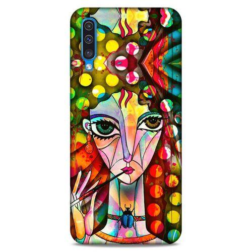 Lopard Samsung Galaxy A50 Uyumlu Kılıf Sürreal Yüzler ♀ (3) Kapak Baskılı