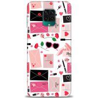 Xiaomi Redmi Note 9S Kılıf HD Baskılı Kılıf - Je Taime + Tam Ekran Koruyucu