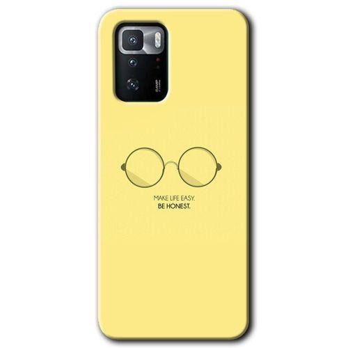 Poco x3 GT Kılıf HD Desen Baskılı Arka Kapak + Temperli Cam - Be Honest