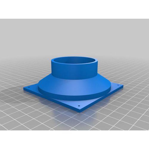 80mm Fan'dan 50mm PVC Boruya (Bu ürün Sadece Plastik parçadır - Almadan Önce Soru Sorabilirsiniz)