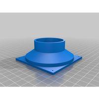 80mm Fan'dan 50mm PVC Boruya (Bu ürün Sadece Plastik parçadır - Almadan Önce Soru Sorabilirsiniz)