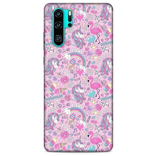 Animax Unicorn Prenses Huawei P30 Pro Kılıf Desenli Silikon