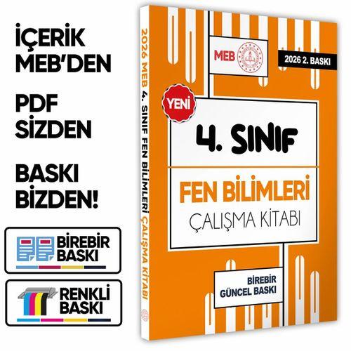 2026 MEB ÖDM İlkokul 4 Sınıf FEN BİLİMLERİ Çalışma Kitabı Alıştırmalı Soru Bankası BASKI ÜCRETİ