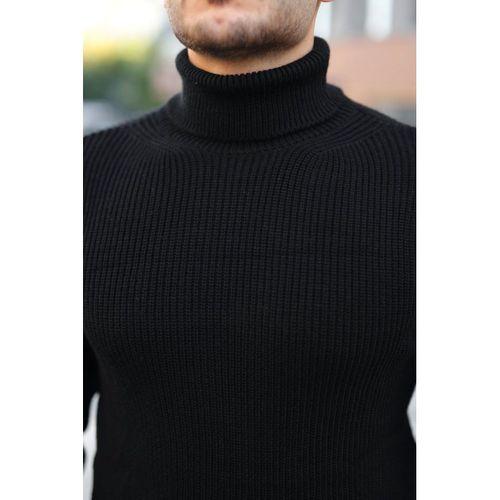 Erkek Boğazlı Örme Kazak