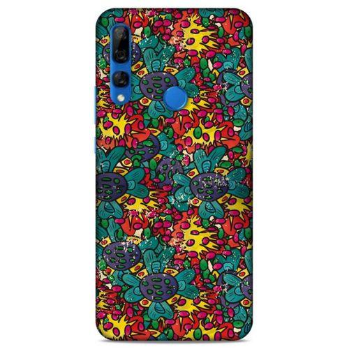 Lopard Huawei Y9 Prime 2019 Uyumlu Kılıf Soyut Sanat (29) Baskılı Arka Koruma Kılıfı