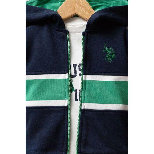 U.S.Polo U.S. Polo Assn 3'lü Takım USB2553 Lacivert-Yeşil