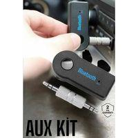 Kablosuz Bluetooth Aux Araç Kiti Siyah Hafıza Kartlı