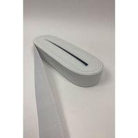 Beyaz Yassı Lastik 3 cm 10 mt