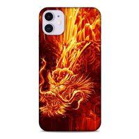 Apple Iphone 11 Kılıf Dragons (12) Koruyucu Silikon Ateş Ejderhası