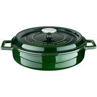 Lava Trendy Demir Döküm Pilav Basık Yayvan Tencere 28 Cm Yeşil