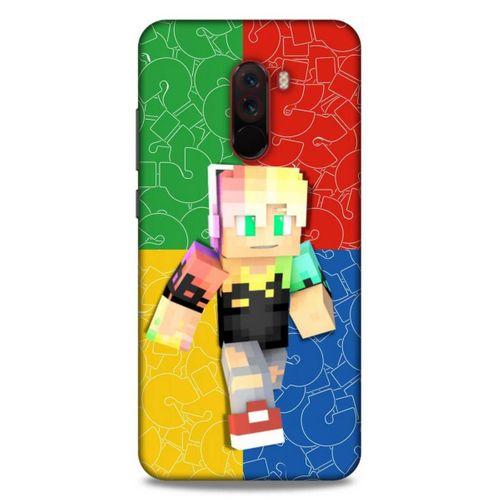 Lopard Xiaomi Pocophone F1 Uyumlu Kılıf PiXel (49) Ultra Silikon Kılıf DJ MC