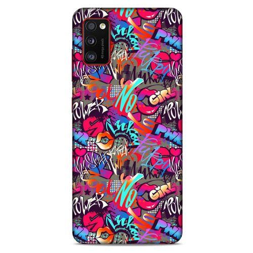 Lopard Samsung Galaxy A41 Uyumlu Kılıf Graffitix (8) Baskılı Kılıf